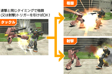 タックル追撃